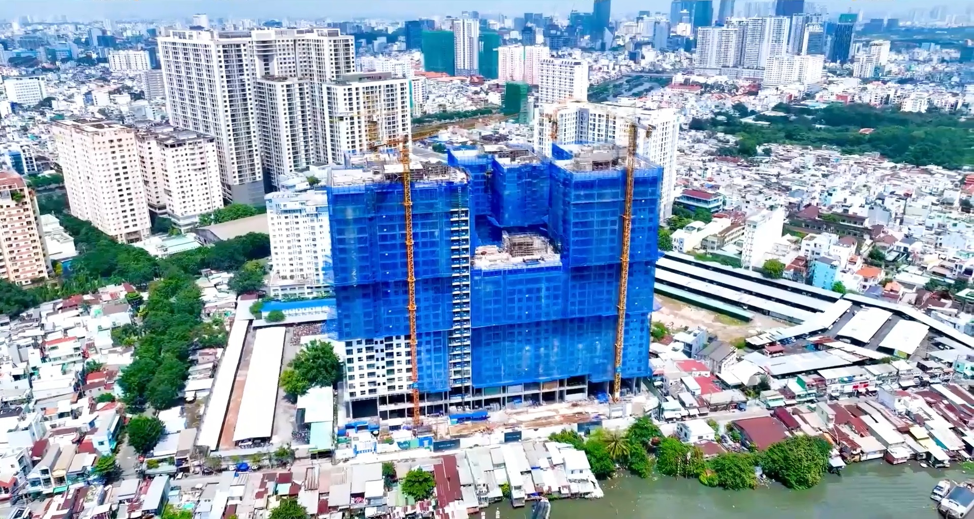 Tiến độ xây dựng căn hộ delasol quận 4 - tháng 11/2022
