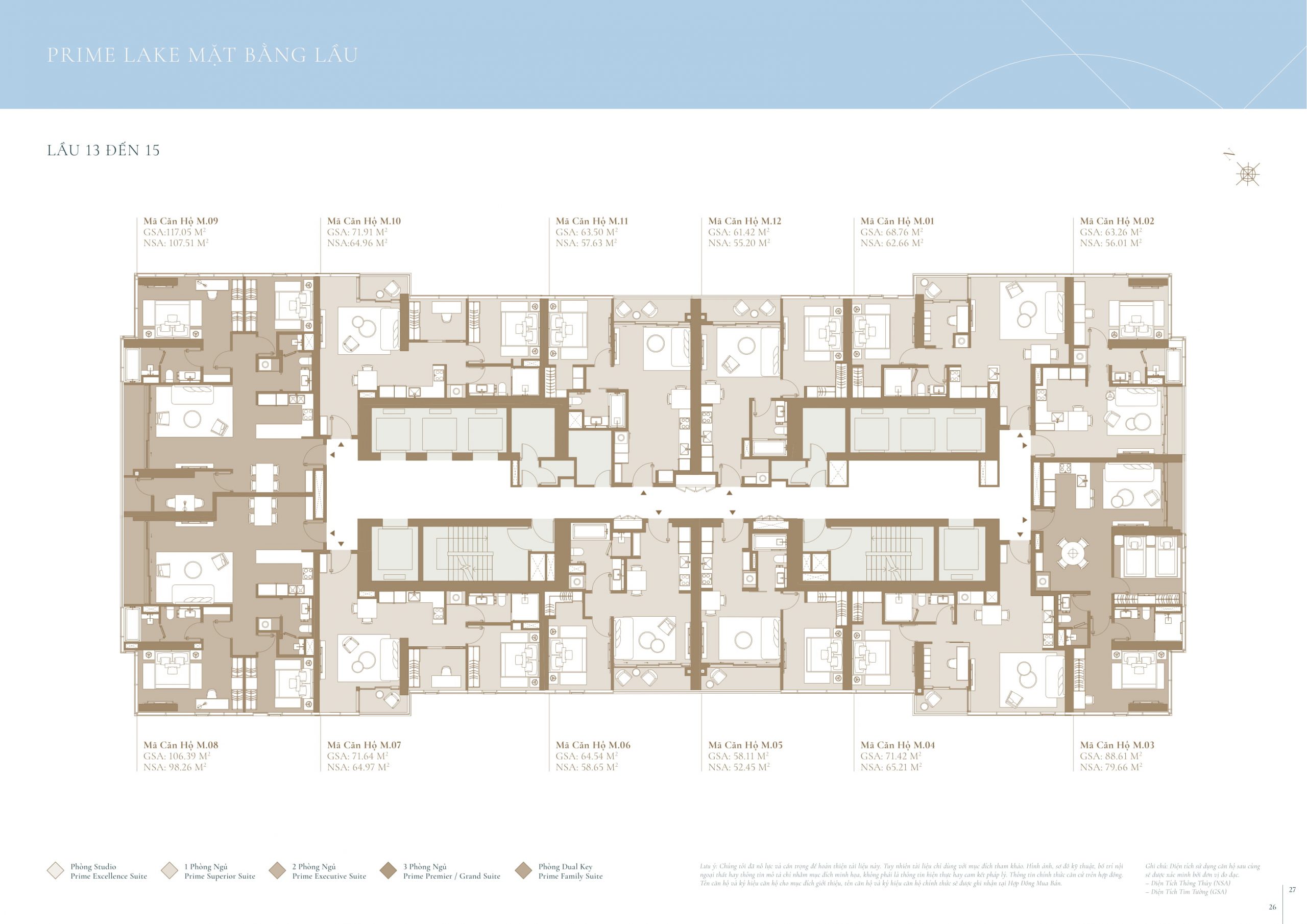 Mặt bằng layout căn hộ Grand Marina Quận 1 66 Lầu 13-15 tòa Lake. Mặt bằng Layout căn hộ Grand Marina