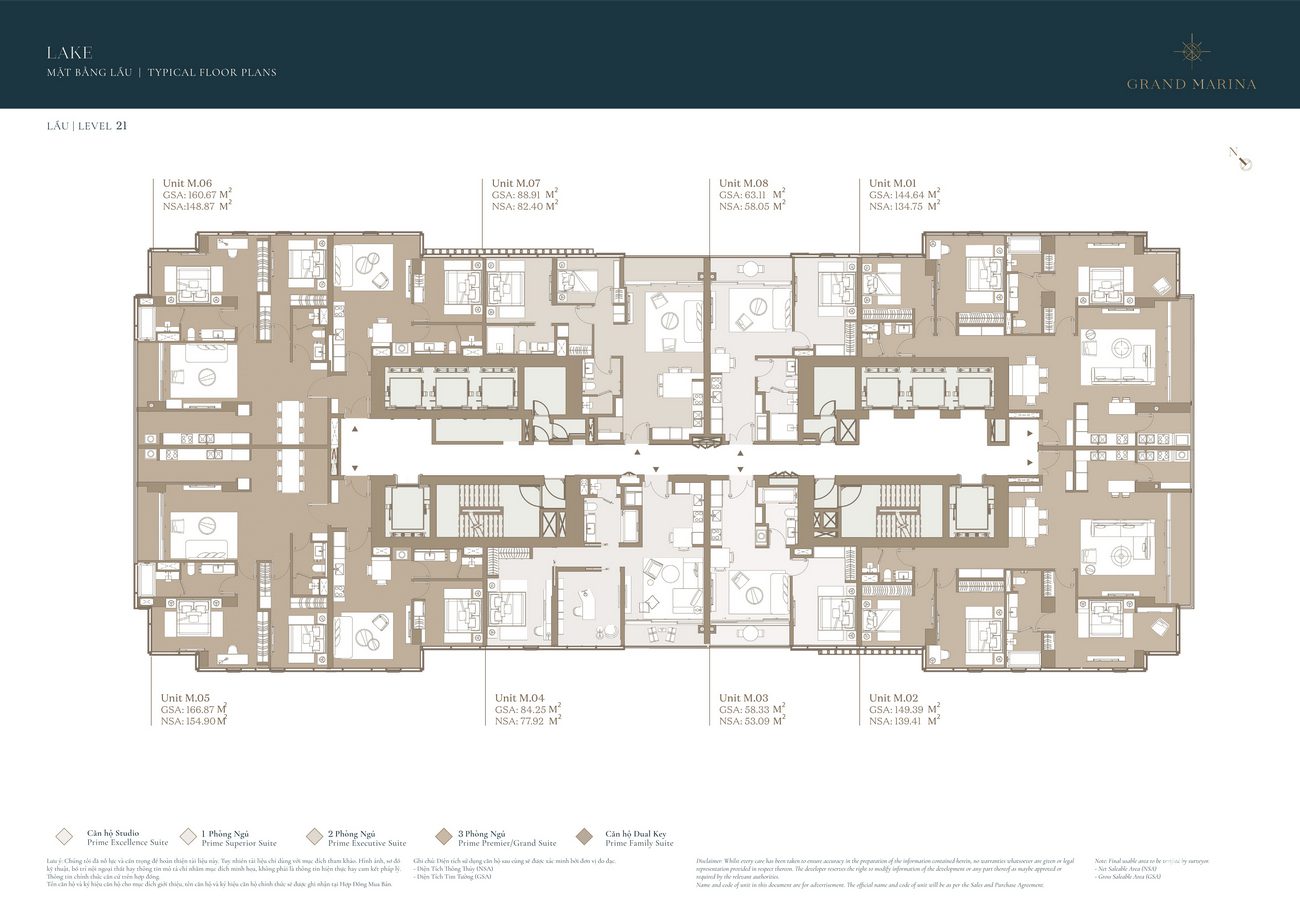 Mặt bằng layout căn hộ Grand Marina Quận 1 70 Lầu 21 tòa Lake. Mặt bằng Layout căn hộ Grand Marina