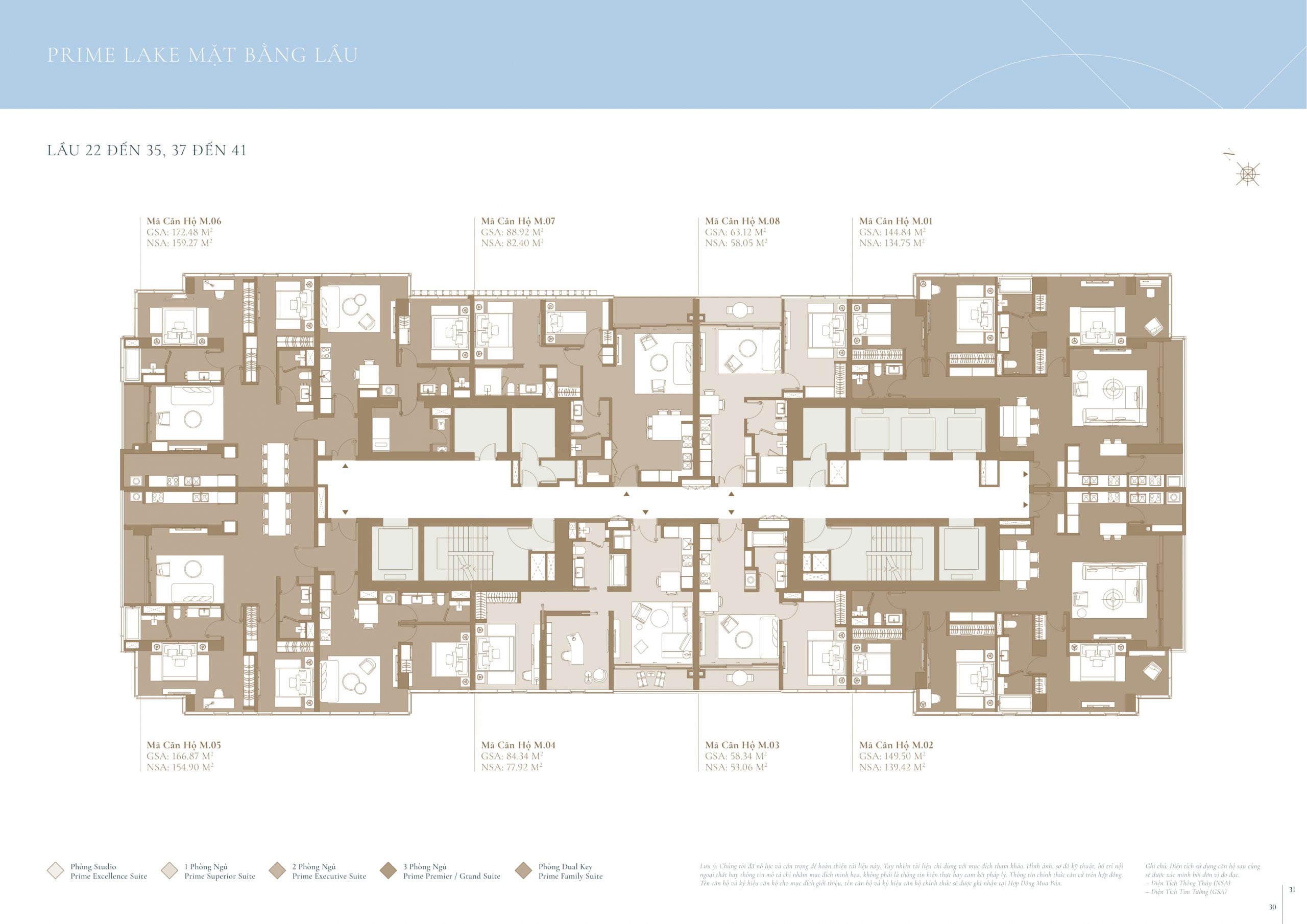 Mặt bằng layout căn hộ Grand Marina Quận 1 71 Lầu 22-35, 37-41 tòa Lake. Mặt bằng Layout căn hộ Grand Marina