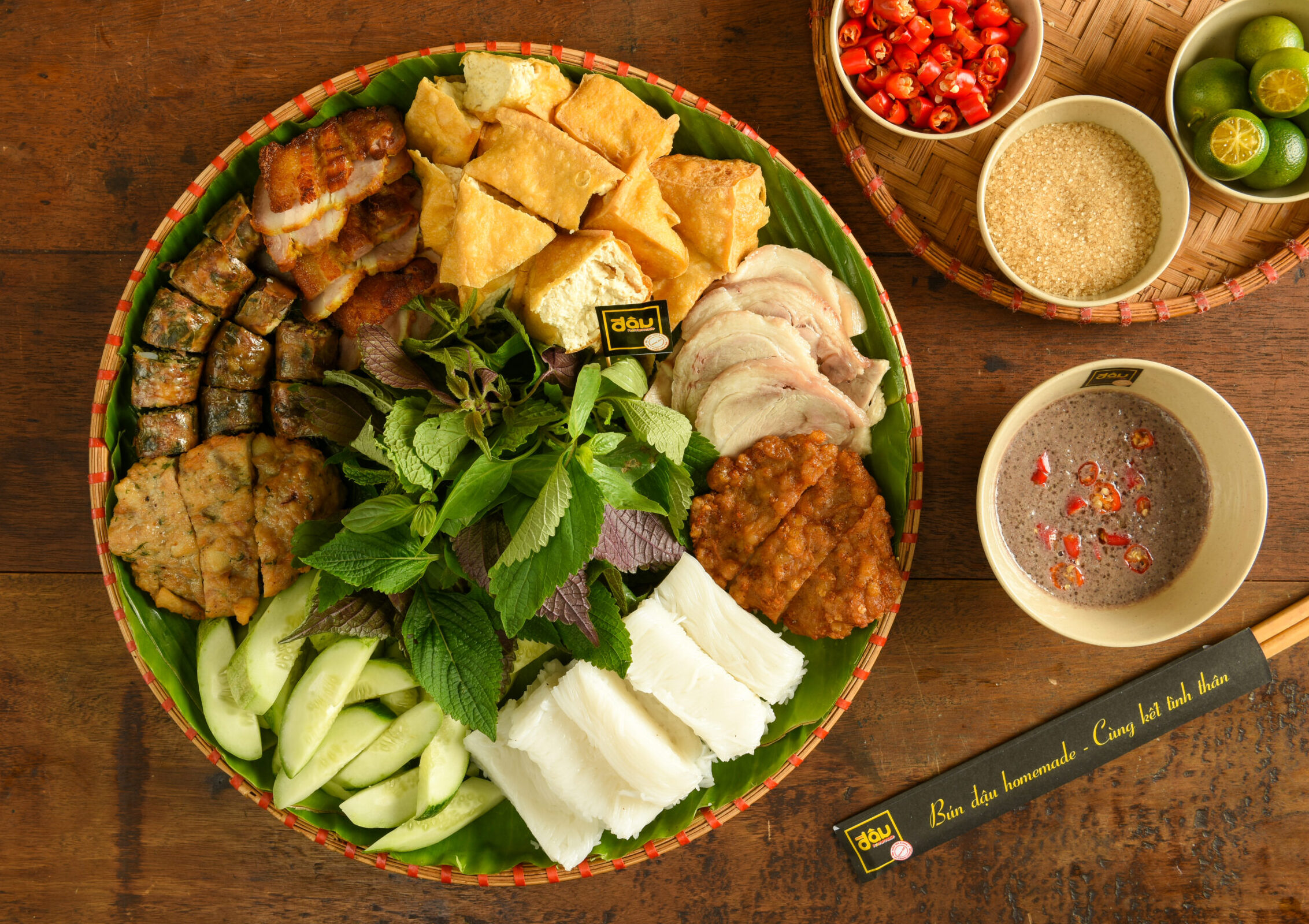 Bún đậu homemade