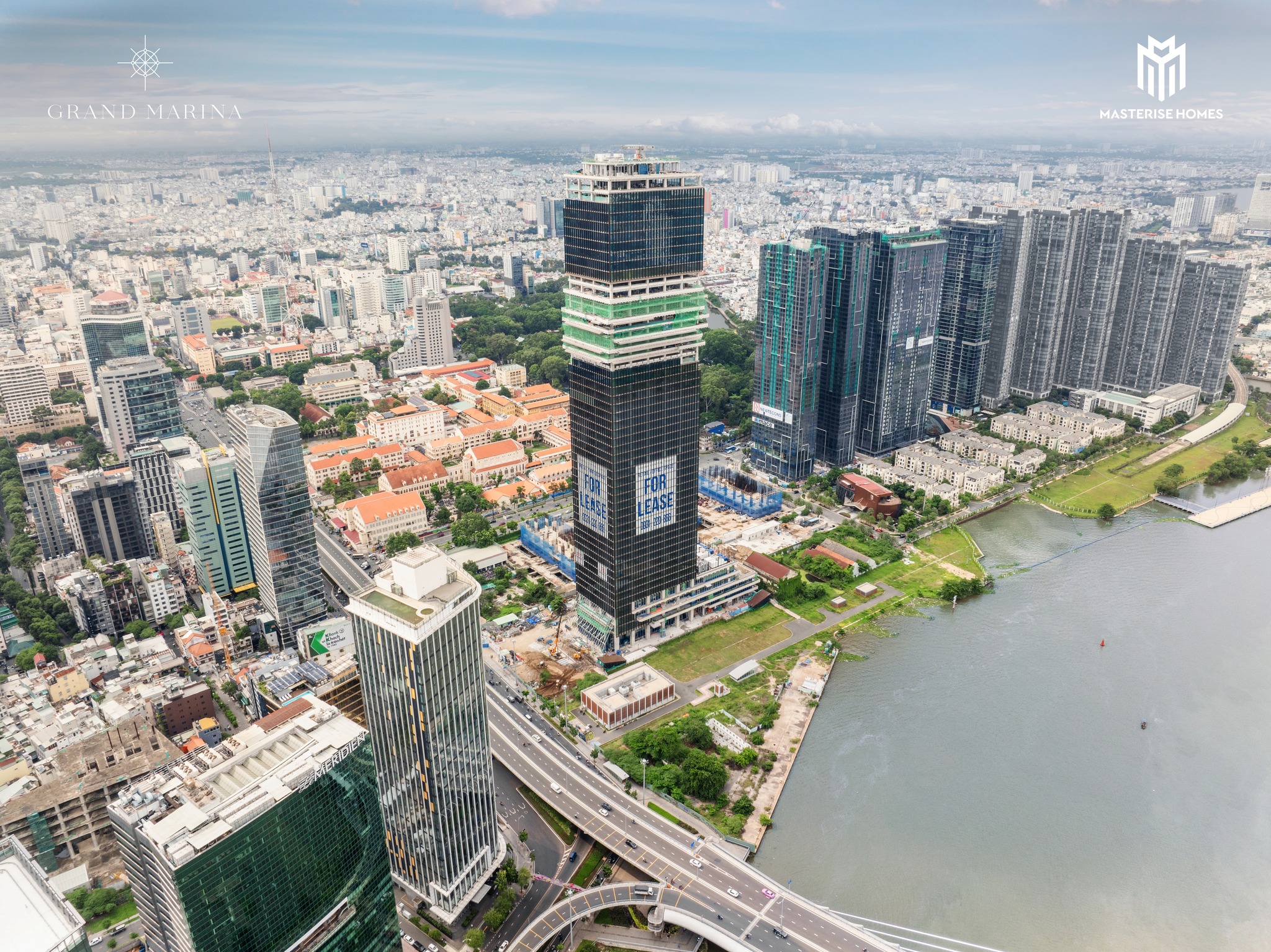 Toan canh du an can ho grand marina tu tren cao