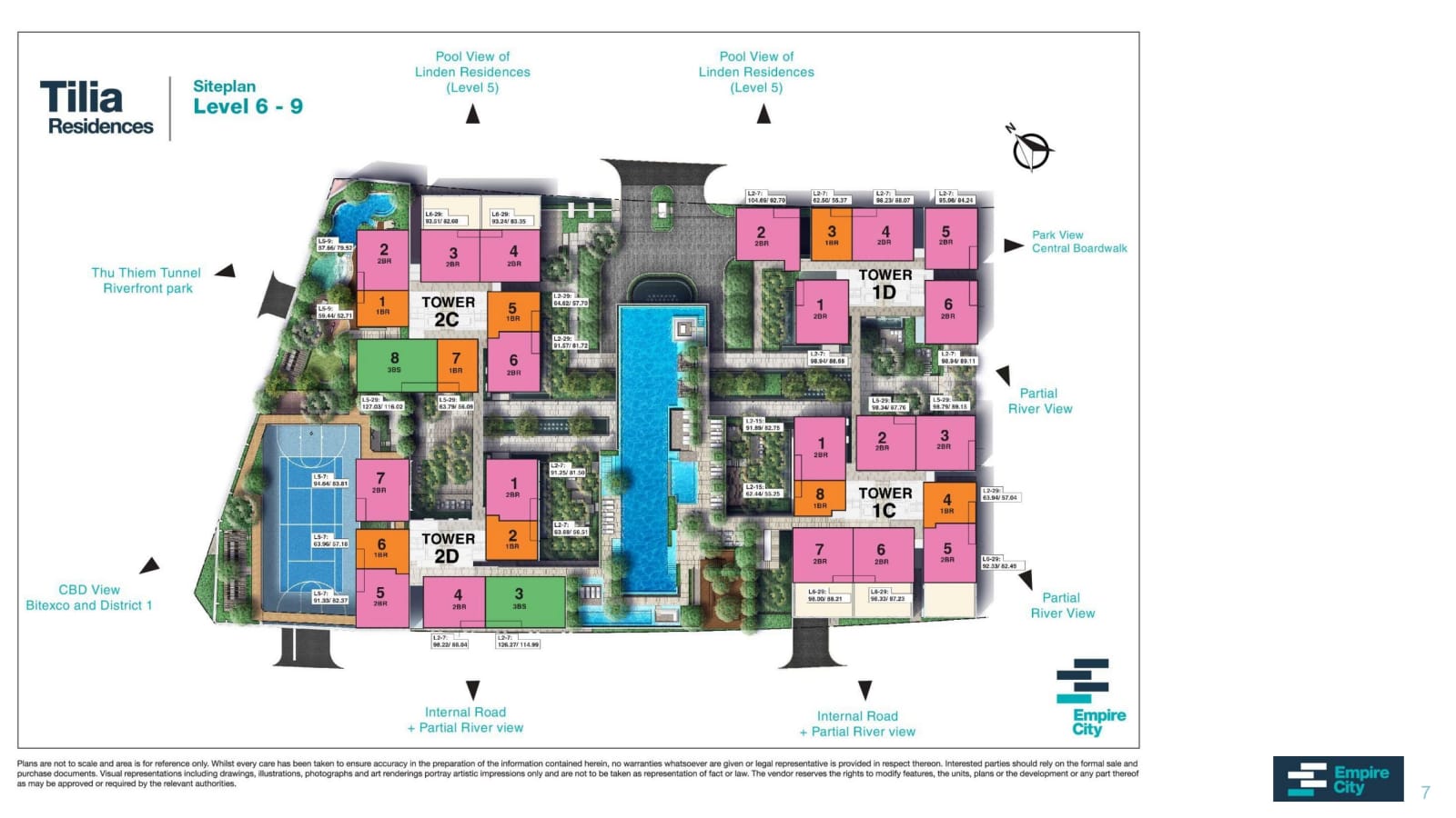 Mat bang tilia empire city 07