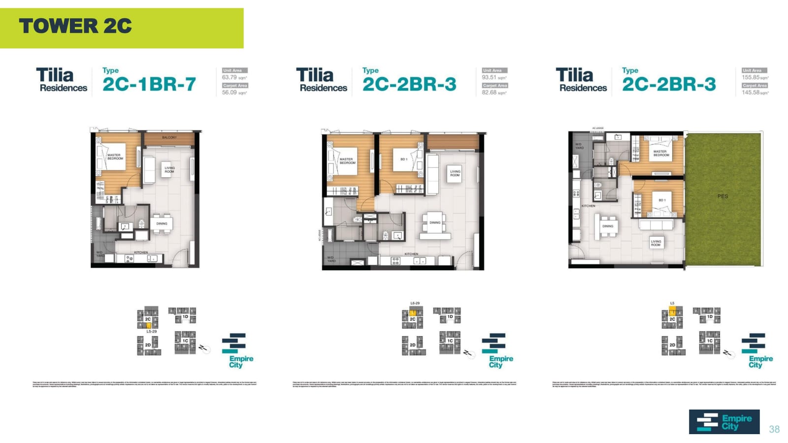 Mat bang tilia empire city 38