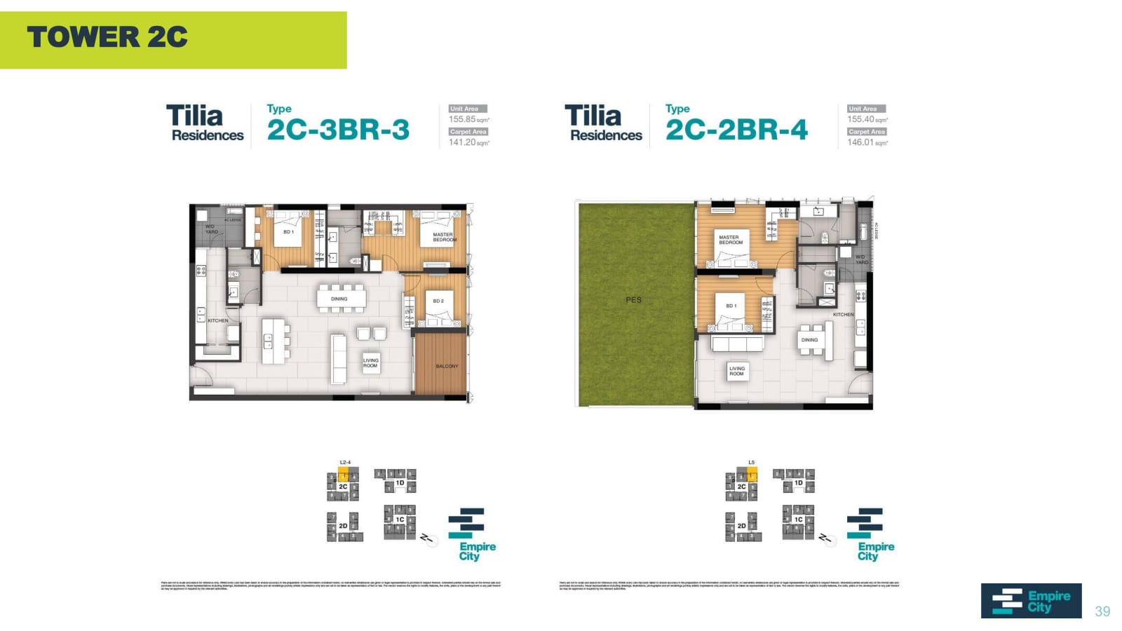 Mat bang tilia empire city 39