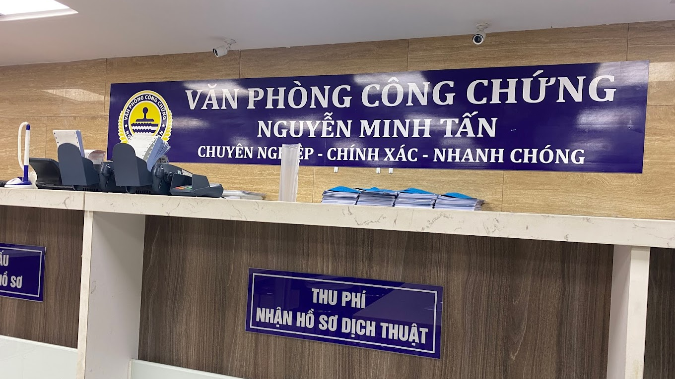 Văn phòng công chứng nguyễn minh tấn