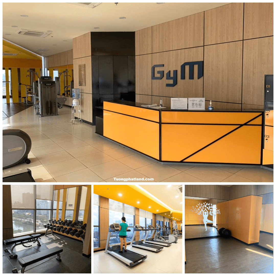 Mặt bằng căn hộ Rivergate- GYM TẦNG 7