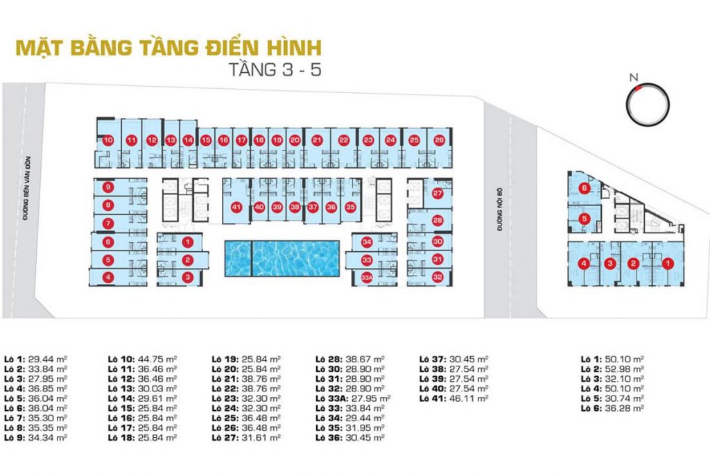 Mặt bằng layout căn hộ Tresor Quận 4