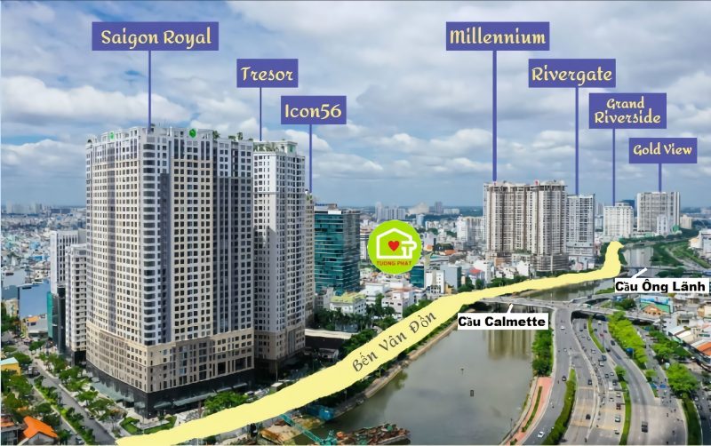 Mặt bằng lauyout căn hộ Tresor Quận 4