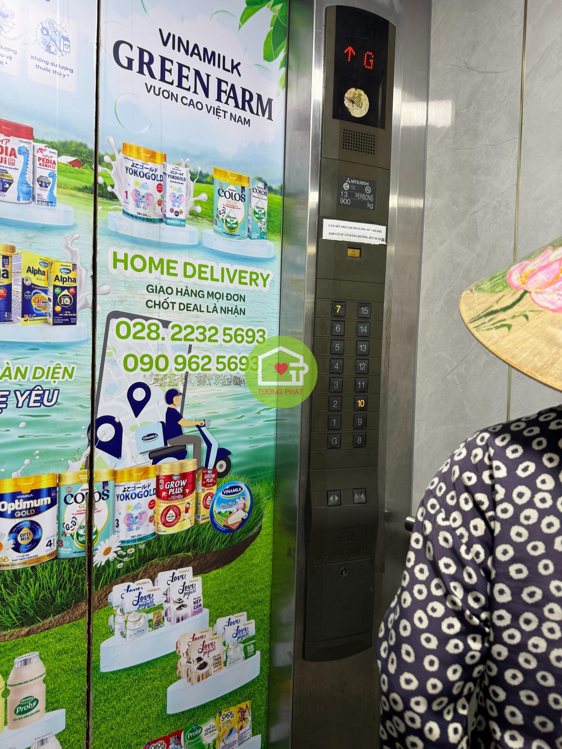 Chung cư H1 Hoàng Diệu - Giá bán, giá thuê 04/2025 12 Thang máy chung cư H1 Hoàng Diệu