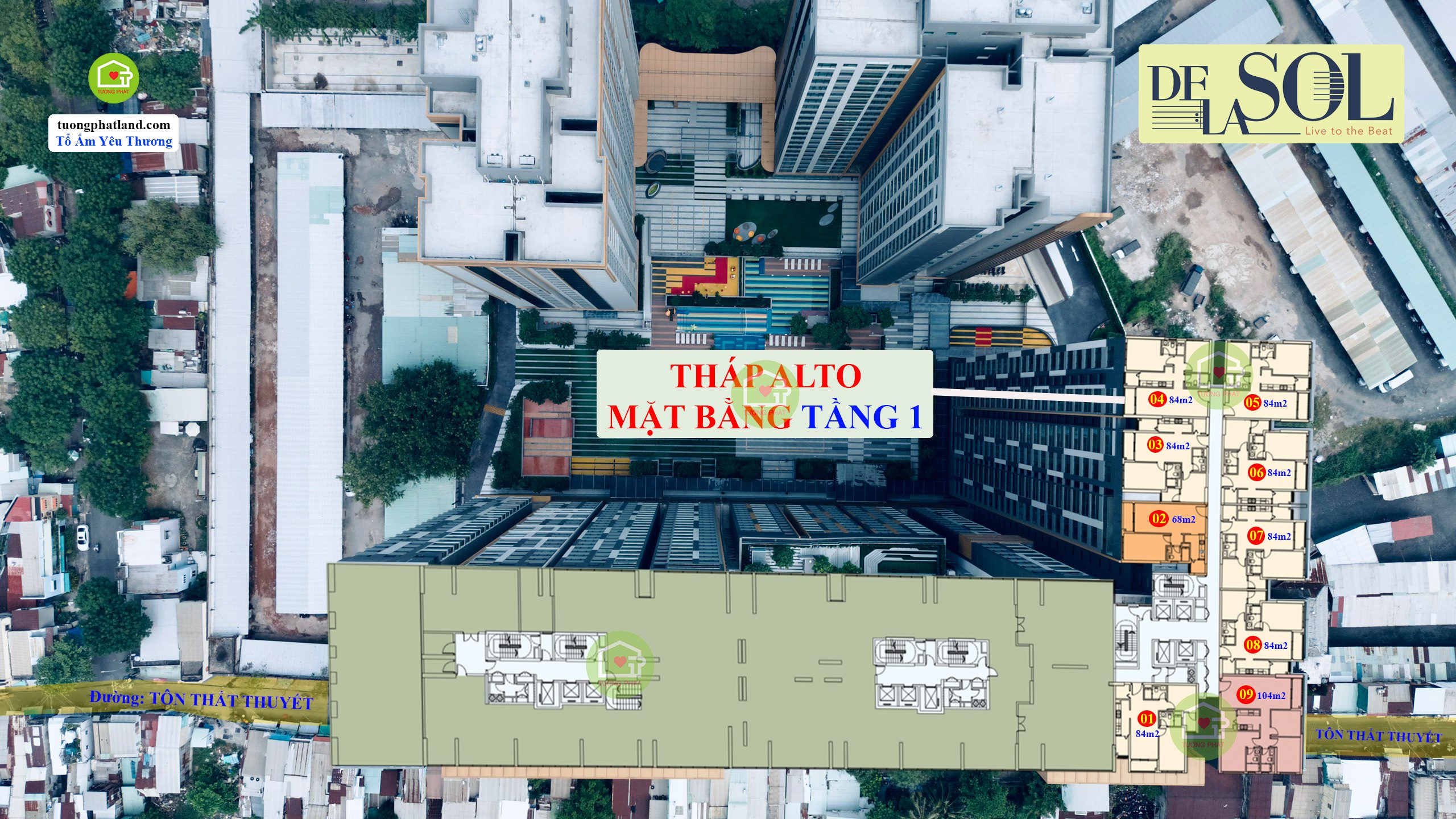 MẶT BẰNG LAYOUT CĂN HỘ DELASOL