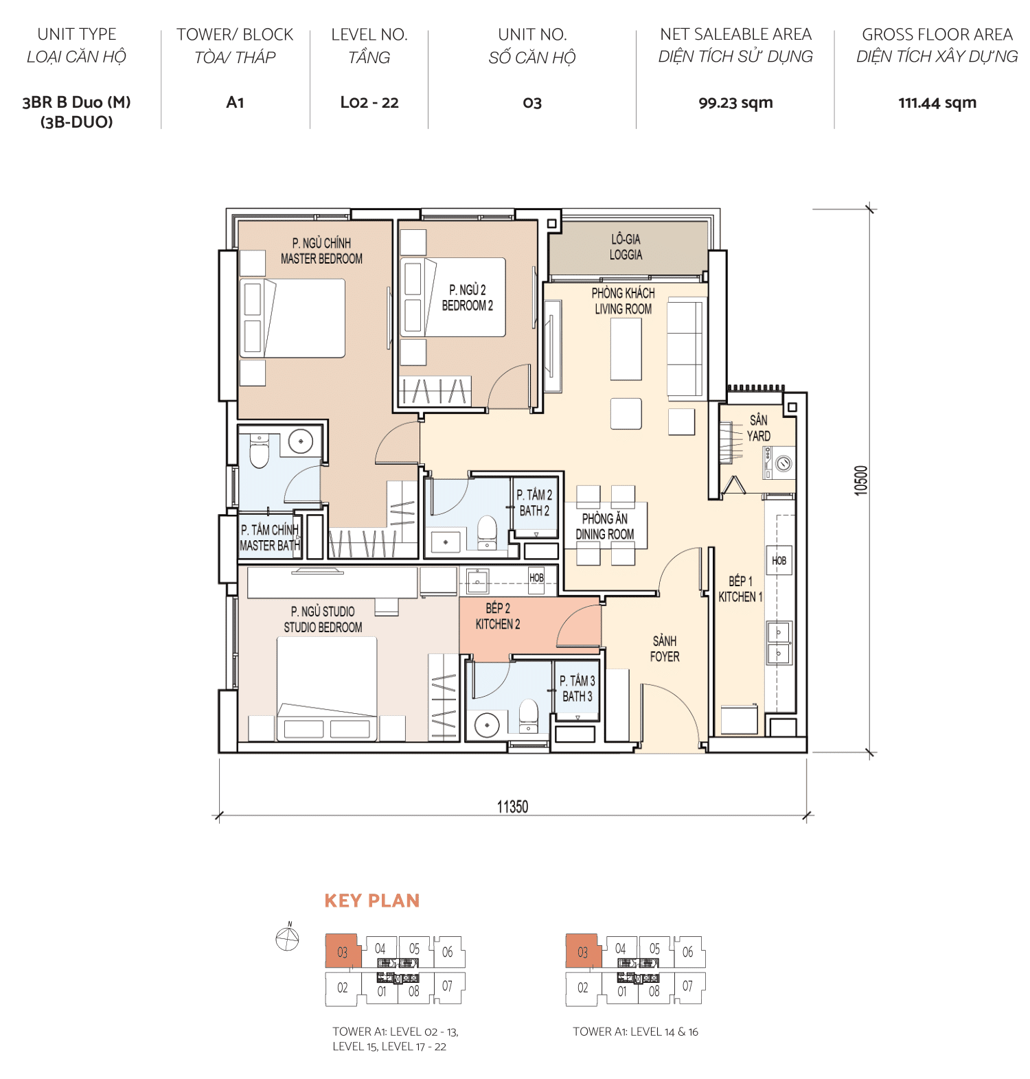 Mặt bằng layout căn hộ Delasol