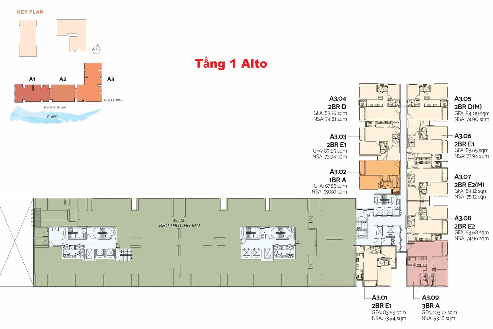 MẶT BẰNG LAYOUT CĂN HỘ DELASOL