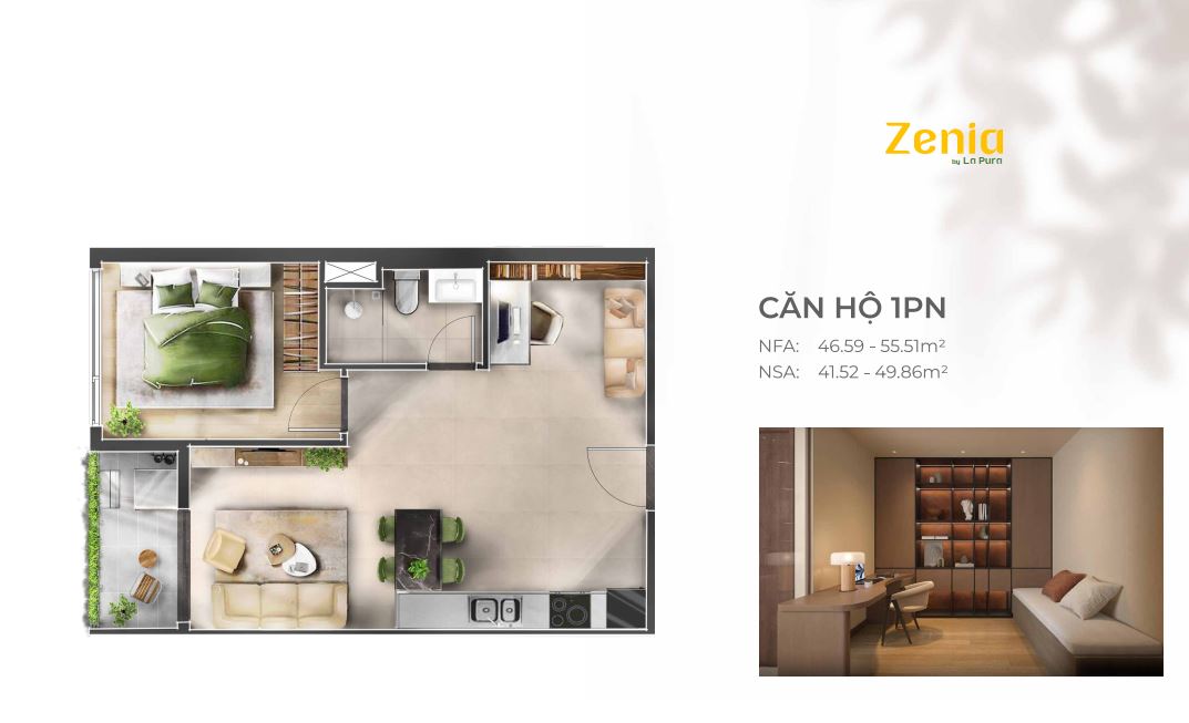 CHUNG CƯ LAPURA BÌNH DƯƠNG - CHỐN AN CƯ HIỆN ĐẠI CHO THẾ HỆ MỚI 44 Căn hộ 01PN