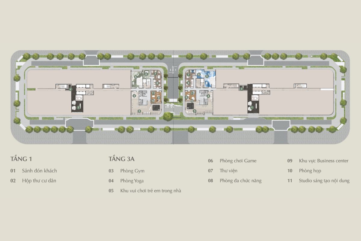 Có nên mua dự án Lumiere Midtown? 16 Mặt bằng tiện ích