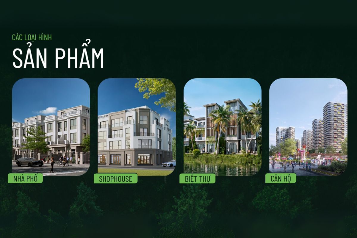 Cập nhật giá bán Vinhomes Green City Đức Hòa 11 Điểm lại những sản phẩm của Vinhomes Green City Đức Hòa