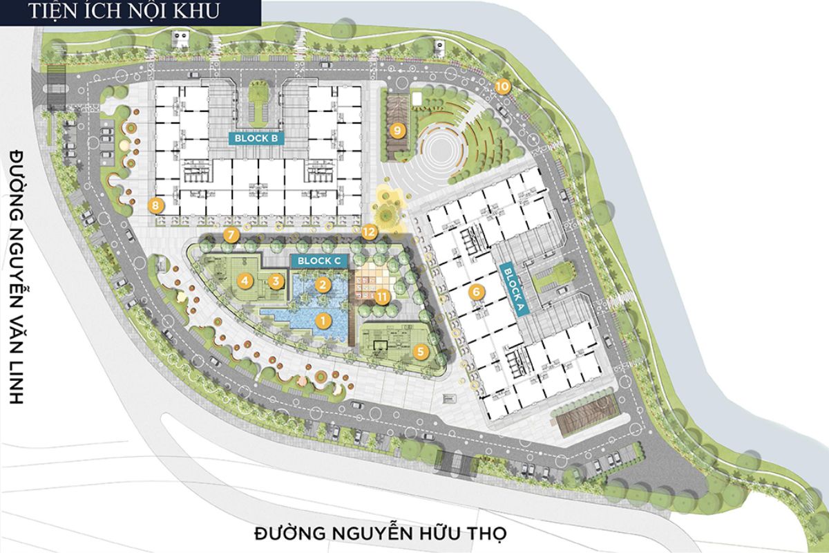 Mặt bằng tiện ích nội khu