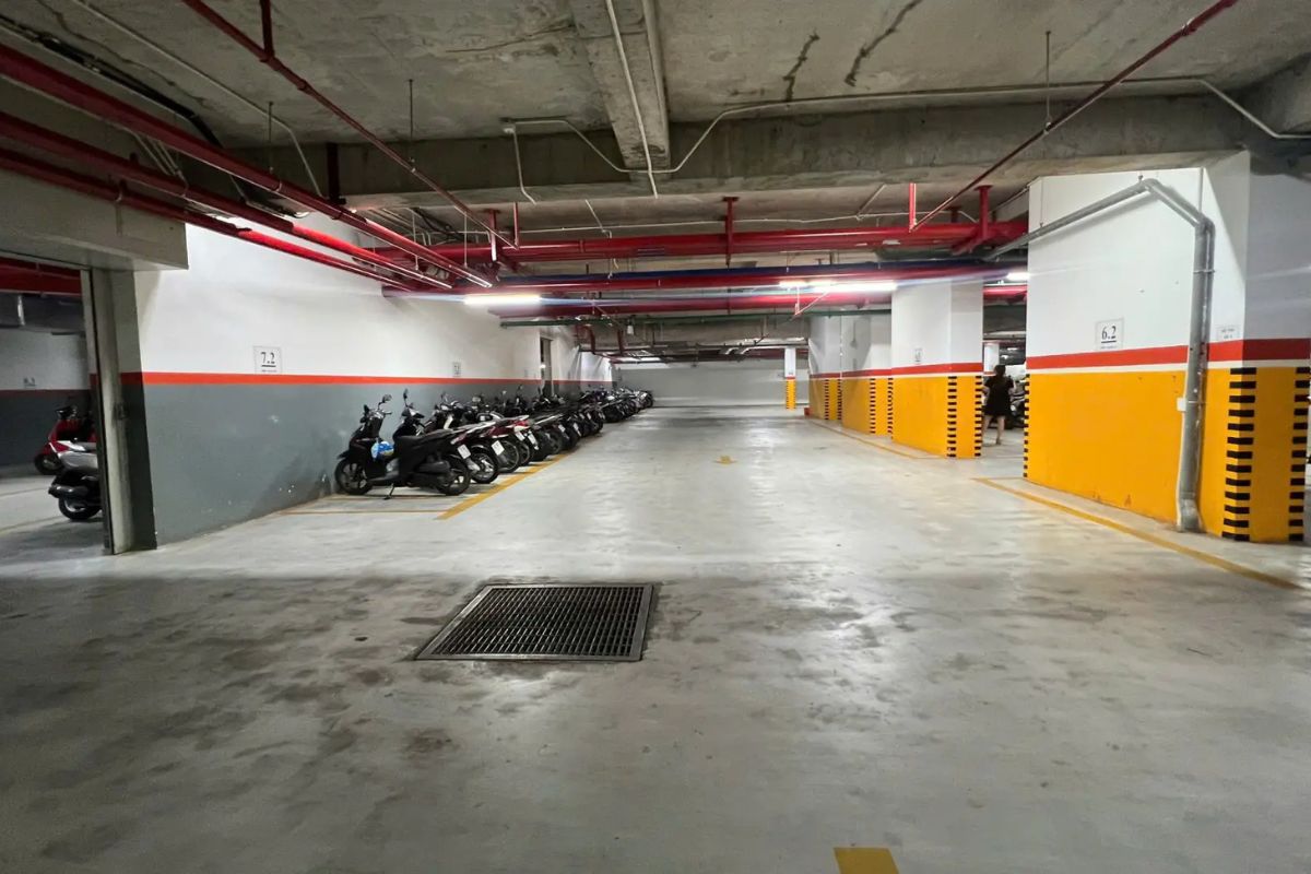 Mặt bằng layout căn hộ Lavida Plus Quận 7 36 Hầm đỗ xe của Lavida Plus