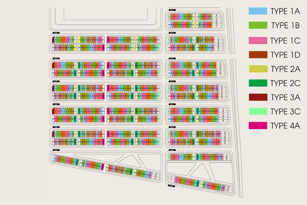 Mặt bằng layout tổng thể