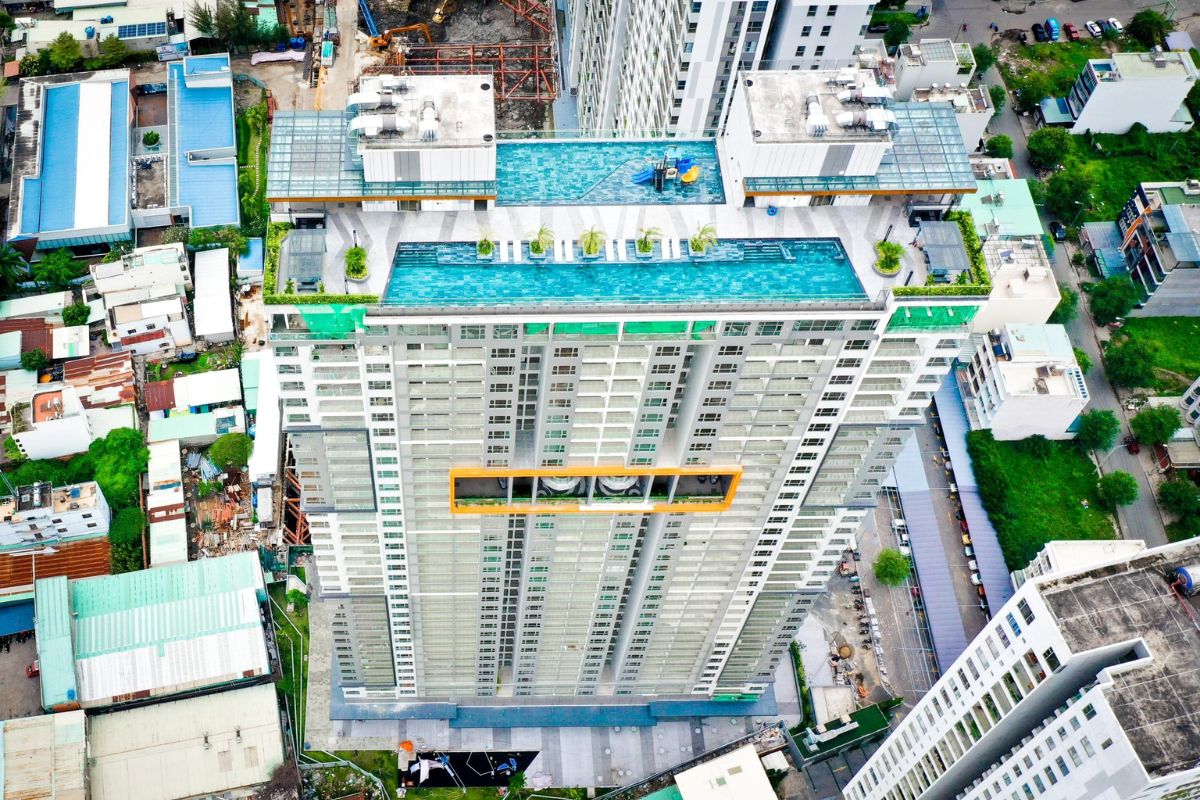 Hồ bơi Sky 89 - góc nhìn trên cao