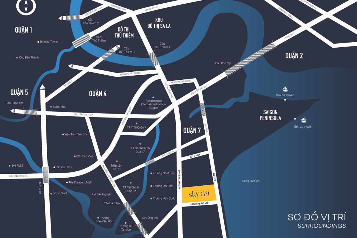 Vị trí chung cư Sky 89