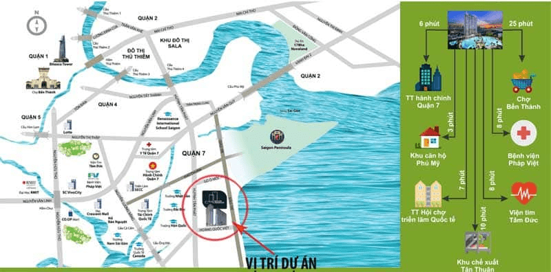 GIÁ BÁN GIÁ THUÊ CĂN HỘ CHUNG CƯ RIVER PANORAMA AN GIA 16 Tiện ích ngoại khu: Hưởng trọn hệ sinh thái Phú Mỹ Hưng và khu Nam mở rộng