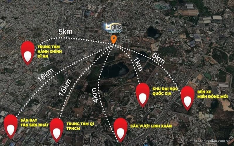 TOÀN BỘ THÔNG TIN DỰ ÁN BCONS CITY DĨ AN 18 Sự kết nối nhanh chóng này không chỉ giúp tiết kiệm tối đa thời gian di chuyển, mà còn mở ra vô số cơ hội việc làm, học tập, kinh doanh và giải trí.