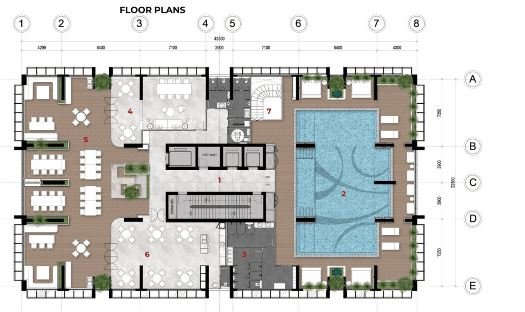 MẶT BẰNG LAYOUT CĂN HỘ KIỀU BY KITA QUẬN 5 38 Mặt bằng tầng 13