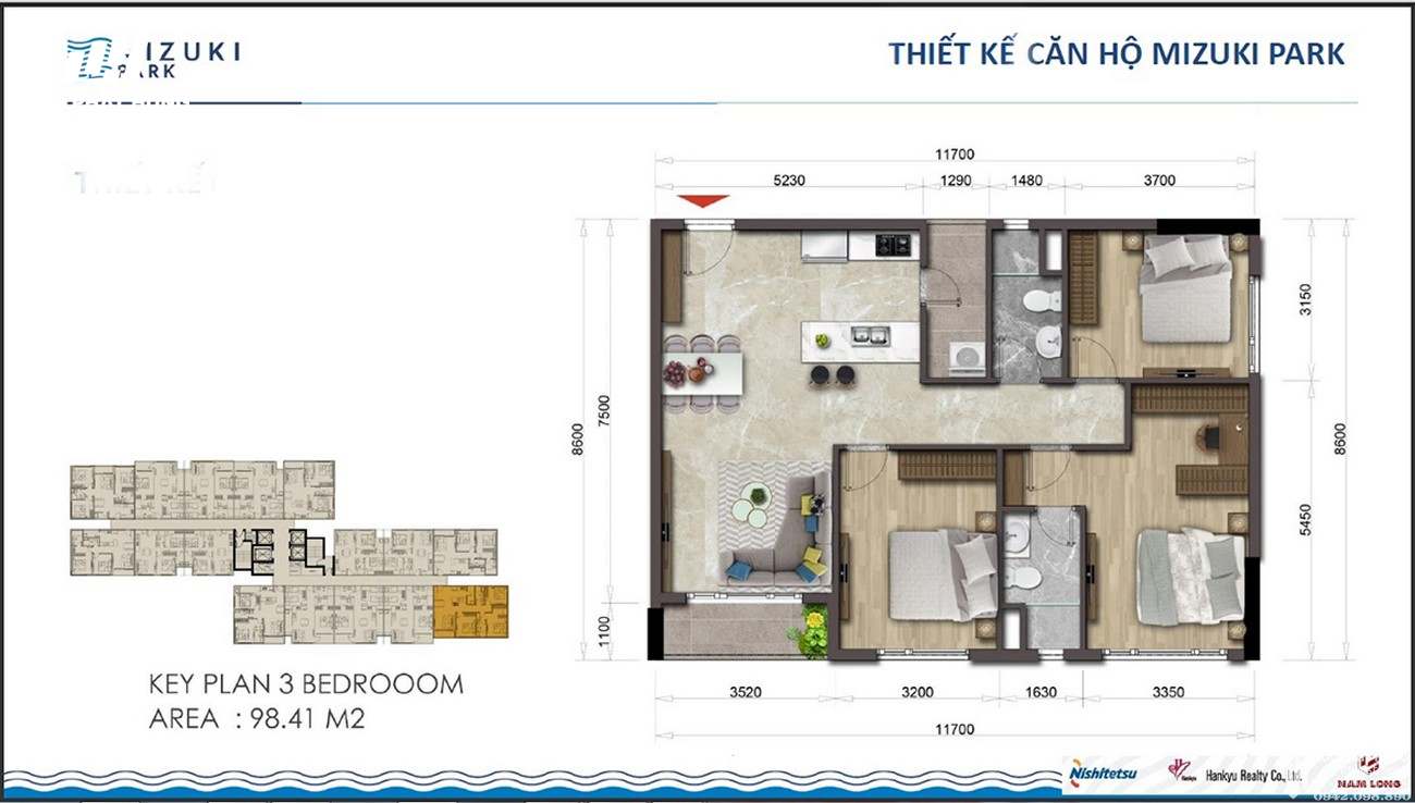 NHỮNG THÔNG TIN CẦN BIẾT VỀ DỰ ÁN MIZUKI PARK BÌNH CHÁNH 52 thiet ke du an can ho chung cu mizuki park duong nguyen van linh binh chanh