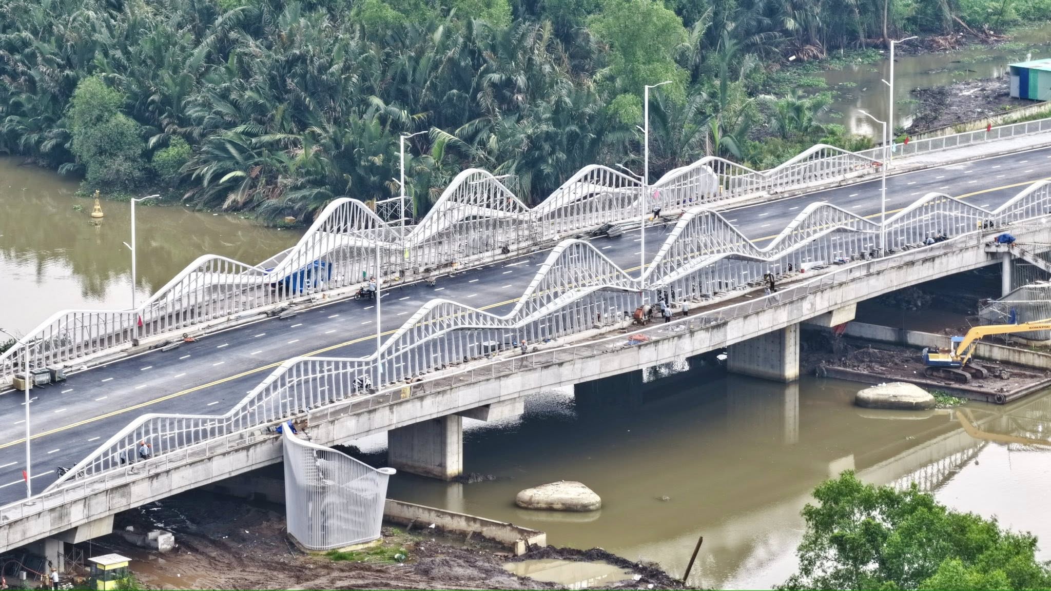 CẬP NHẬT CẦU LIÊN PHƯỜNG VÀ TIẾN ĐỘ DỰ ÁN GLOBAL CITY 27 Tiến độ và hiện trạng của hạng mục cầu Liên Phường