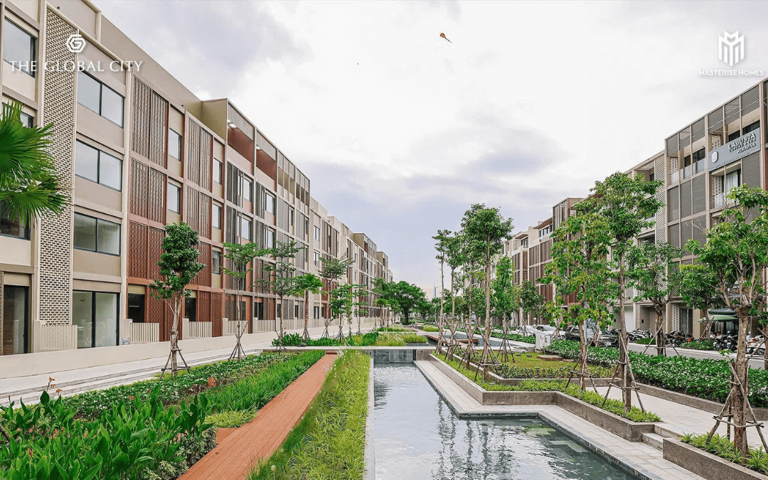 CẬP NHẬT CẦU LIÊN PHƯỜNG VÀ TIẾN ĐỘ DỰ ÁN GLOBAL CITY 37 Trong số các phân khu của The Global City, SOHO là khu vực tiên phong được bàn giao sớm cho khách hàng.