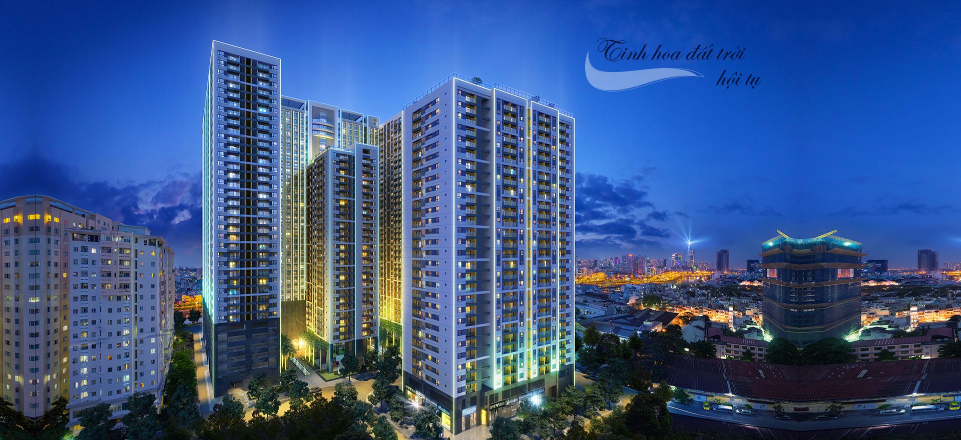 MỞ BÁN CHUNG CƯ GOLD VIEW BẾN VÂN ĐỒN QUẬN 4 57 Chung cư Gold View về đêm