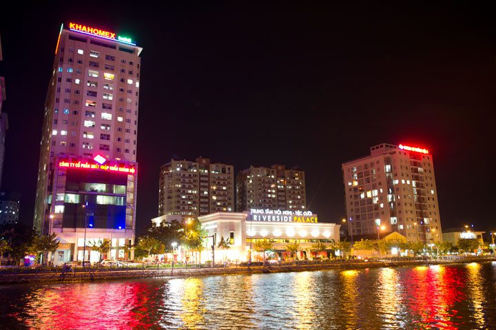 CĂN HỘ KHÁNH HỘI 2 360A BẾN VÂN ĐỒN 13 Chung cư Khánh Hội 2 ban đêm
