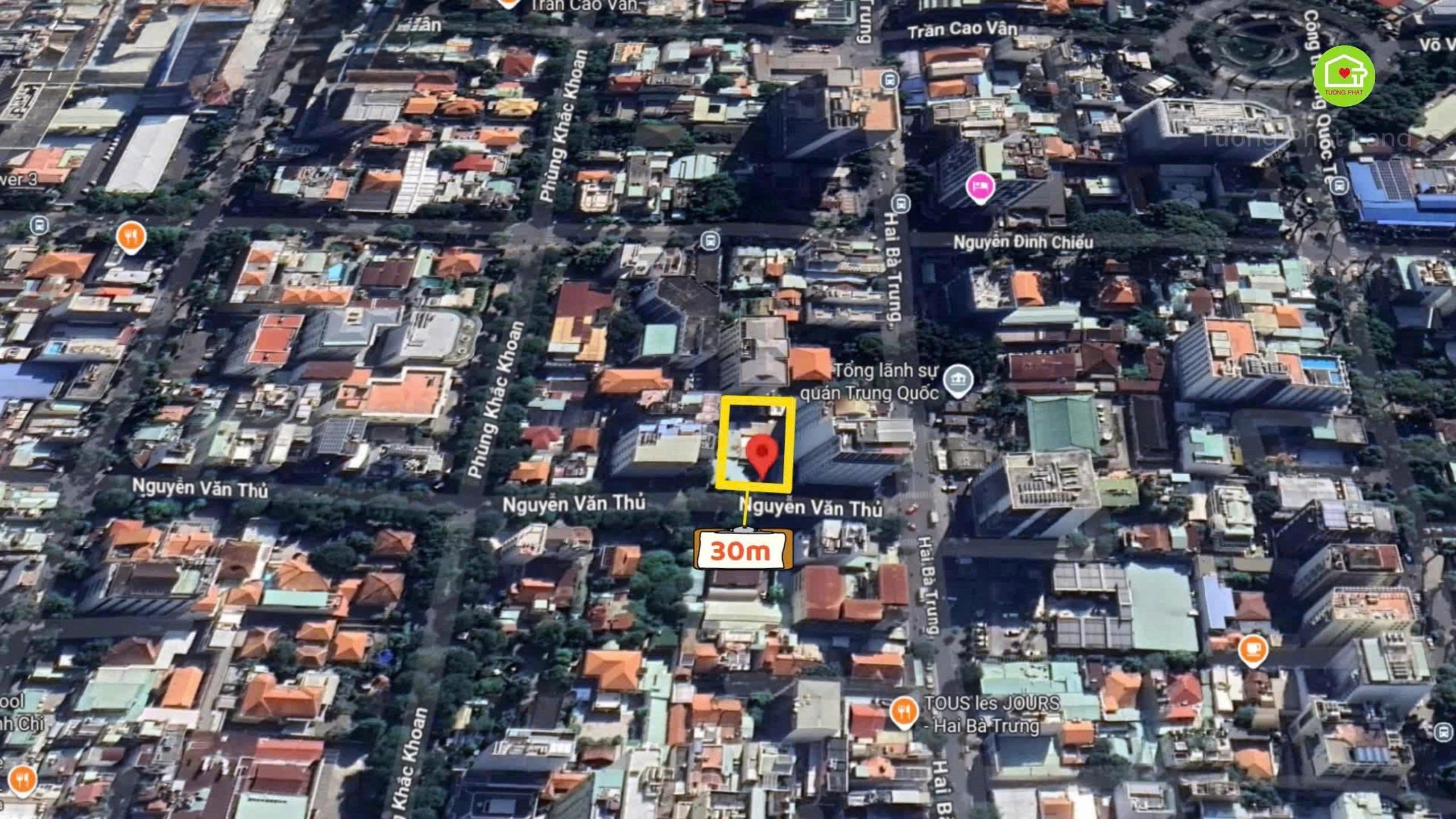 Khu đất nằm tại số 219 Nguyễn Văn Thủ, phường Đa Kao (Tân Định) – ngay một trong những tuyến đường quan trọng và quen thuộc nhất của Quận 1.