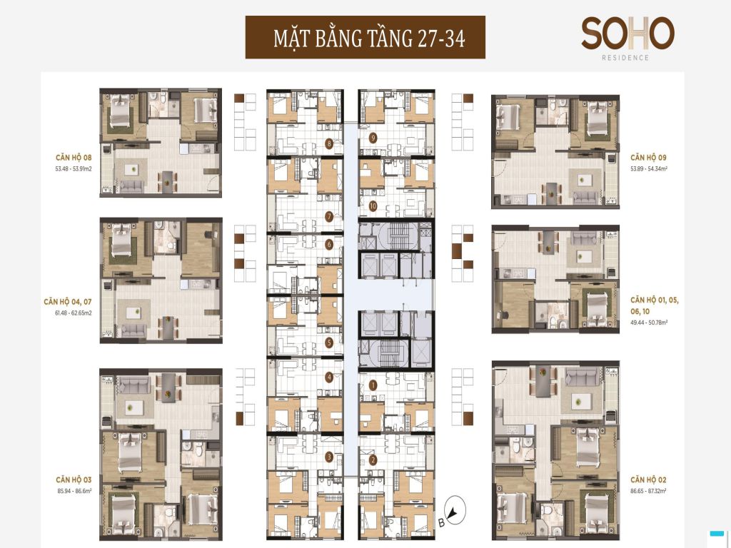 Mặt bằng căn hộ Soho Cô Giang Quận 1 | Chi tiết đầy đủ 25 mat-bang-can-ho-soho-co-giang-quan-1-chi-tiet-day-du