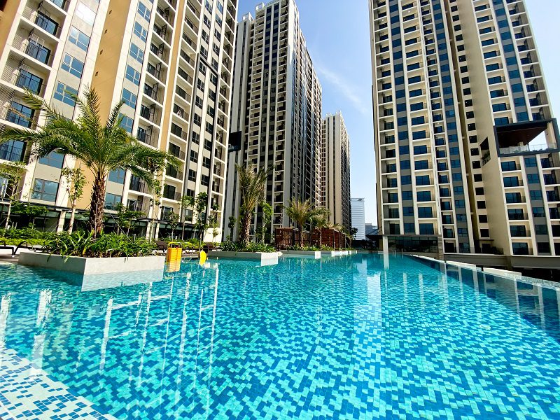 Hệ thống hồ bơi tràn hiện đại