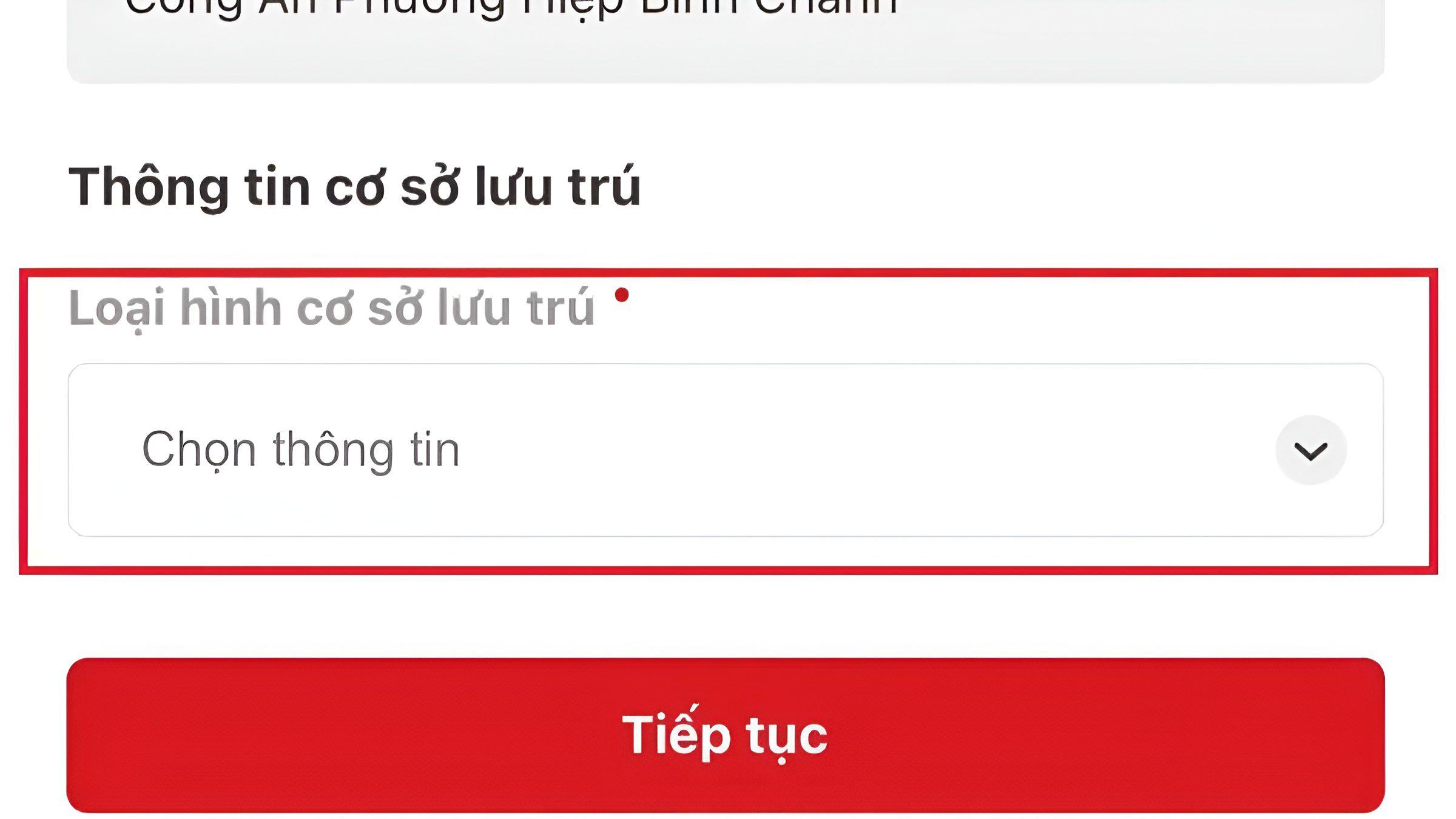 HƯỚNG DẪN CÁCH ĐĂNG KÝ TẠM TRÚ TẠM VẮNG TRÊN VNEID 33 Lựa chọn loại hình cư trú