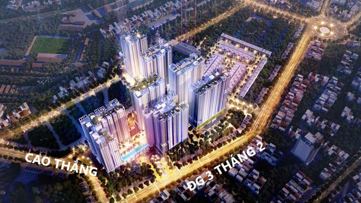 Một trong những yếu tố tạo nên giá trị nổi bật của Hà Đô Centrosa Garden chính là vị trí tọa lạc ngay mặt tiền đường 3 Tháng 2, phường 12, quận 10, khu vực được xem là “trái tim” của mạng lưới giao thông nội đô TP. Hồ Chí Minh. 