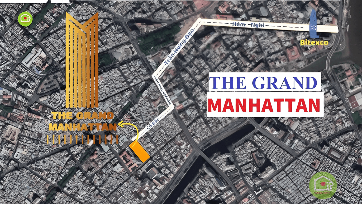 CHÍNH THỨC CẤT NÓC TÒA THÁP CUỐI THE GRAND MANHATTAN QUẬN 1 26 Vị trí lõi trung tâm Quận 1 – Lợi thế cốt lõi của The Grand Manhattan