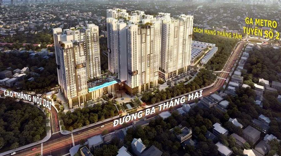 Từ dự án, cư dân có thể di chuyển thuận tiện đến khu trung tâm quận 1 và quận 3